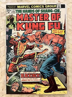 Buy MASTER OF KUNG FU # 17 First Appearance Of Black Jack Tarr MCU April 1974 • 11.87£