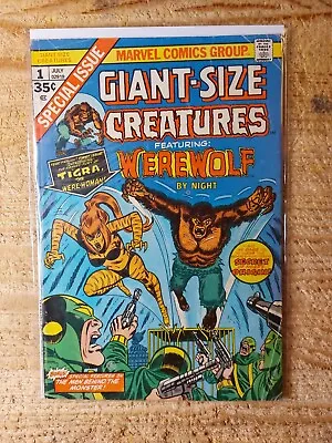 Buy Giant-Size Creatures #1 Bronze Age Marvel Comics 1st Appearance Of Tigra F- • 21.99£