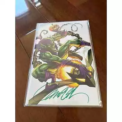 Buy The Amazing Spider-Man Issue #800 VIRGIN  J Scott Campbell Signed With COA • 39.58£