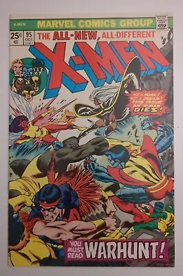 Buy Marvel Uncanny X-Men #95, All-New All-Different Team (1975) Death Of Thunderbird • 200£