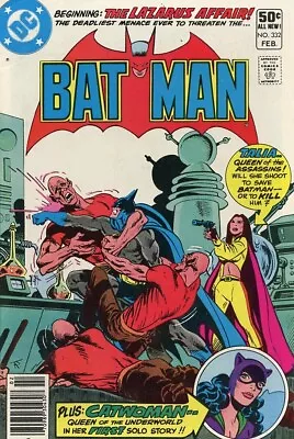 Buy DC Comics Comic Book #332 Batman Talia Ghul Catwoman Feb 1981 Grade FN- 5.5 • 6.32£