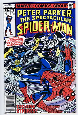 Buy Peter Parker, Spectacular Spider-Man #23 Marvel 1978 Moon Knight Appearance ! • 19.86£