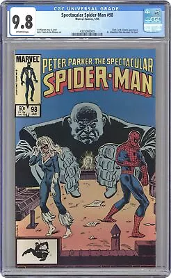 Buy Spectacular Spider-Man Peter Parker #98D CGC 9.8 1985 4355086009 • 179.25£
