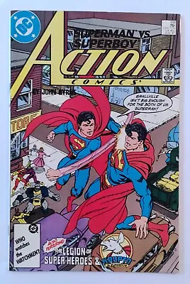 Buy Action Comics #591 (DC,1987) Superman Vs Superboy  John Byrne, 9.2 NM- • 1.50£