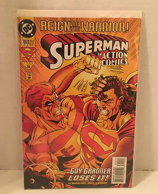 Buy Action Comics: Superman #709 VF+ Condition DC Comics1995 (Reign Of The Warrior) • 14.23£