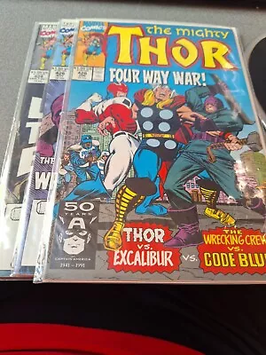 Buy Marvel Comics Mighty Thor Issues 424, 426, 428 VF/NM /4-212 • 6.36£