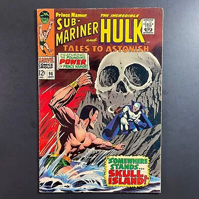 Buy Tales To Astonish 96 KEY Silver Age Marvel 1967 Hulk Sub-Mariner Stan Lee Comic • 23.68£