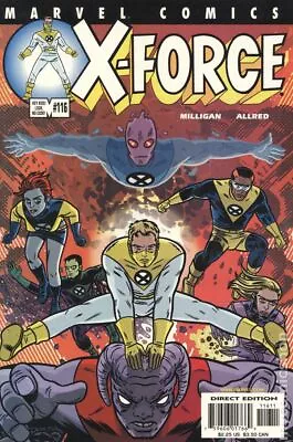 Buy X-Force #116B Allred No Code Variant FN 2001 Stock Image • 11.86£