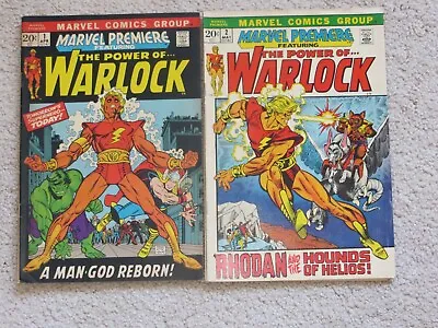 Buy 1972 Marvel Premiere 1 & 2 - Power Of Warlock 1-8 Adam Warlock High Evolutionary • 159.10£