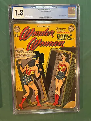 Buy Wonder Woman #37 CGC 1.8 1949 DC Key!!  First Appearance Circe Rare!!  New Case • 1,975.73£