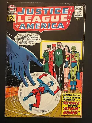 Buy Justice League Of America 14 Low Grade 3.5 DC Comic Book D62-35 • 67.79£