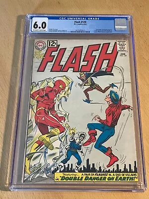 Buy The Flash 129 (1962) – DC Comics Silver Age Key Golden Age Flash App- CGC 6.0 FN • 152£