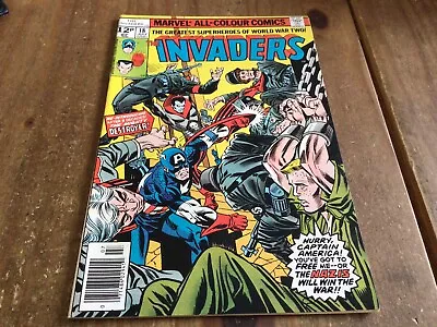 Buy Vintage Marvel All-Colour Comics The Invaders No. 18 July 1977 • 3£