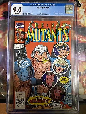 Buy New Mutants #87. March 1990. Marvel. 9.0 Cgc. 1st App Of Cable! 1st Print! • 90£