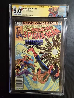Buy Amazing Spider- Man #239 Cgc 5.0 Sign. Series: Jim Shooter/ Cust. Lab/ 2nd App.! • 64.34£