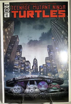 Buy Teenage Mutant Ninja Turtles #124 Tyler Kirkham Movie Poster Homage Variant NM+ • 19.76£