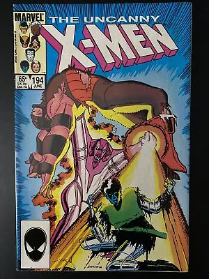 Buy Uncanny X-Men #194 Marvel Comics 1985 Vs. Nimrod & Juggernaut VF-NM • 9.59£