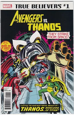 Buy True Believers Avengers Vs. Thanos #1 NM Reprints #125 John Romita Cover (2018) • 3.15£
