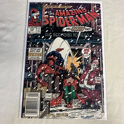 Buy Amazing Spider-Man # 314 Newsstand Classic X-Mas Cover, McFarlane Art NM Cond. • 27.67£