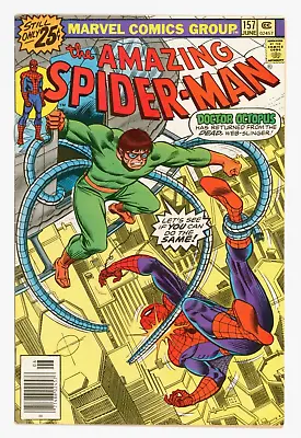 Buy Amazing Spider-Man #157 VFN- 7.5 Doctor Octopus - Marvel Value Stamp Intact • 19.95£