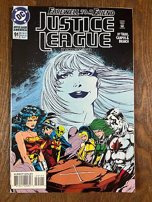Buy Justice League America #91 DC Comics 1989 NM 1994 Of JLA • 1.38£