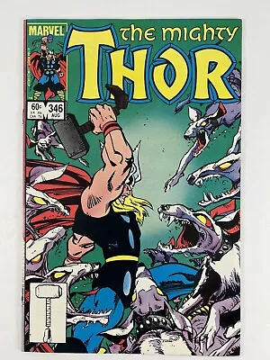 Buy The Mighty Thor Vol. 1 No. 346 Marvel Comics (August 1984) Vintage VERY GOOD • 5.60£
