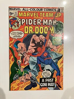 Buy Marvel Team-Up 43 1976 Very Good Condition Spider-Man & Dr. Doom • 4.50£