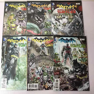 Buy DC IDW Comics Batman Teenage Mutant Ninja Turtles TMNT #1-6 Set • 29.99£