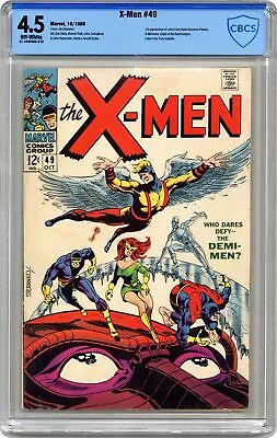 Buy Uncanny X-Men #49 CBCS 4.5 1968 21-1D352A2-013 1st App. Lorna Dane (Polaris) • 201.07£