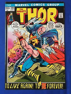 Buy The Mighty Thor #201 VFN/NM (9.0) MARVEL ( Vol 1 1972) (3) • 32£