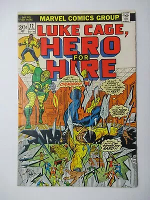 Buy 1973 Marvel Comics Luke Cage, Hero For Hire #12 1st Chemistro • 7.59£