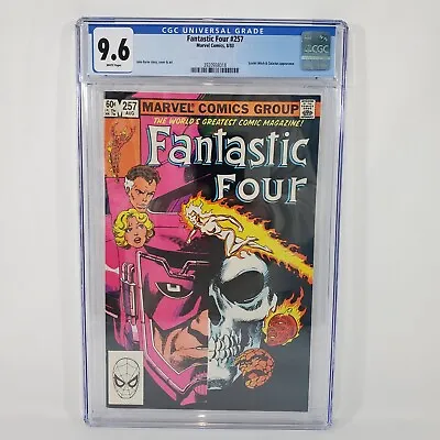 Buy Fantastic Four 257 Cgc 9.6 Scarlet Witch Galactus - White Pages John Bryne • 79.34£