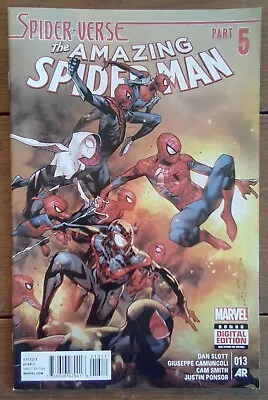 Buy The Amazing Spider-man 13, Spider-verse Part 5, Marvel Comics, March 2015, Vf • 8.99£