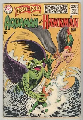 Buy Brave And The Bold #51 December 1963 G/VG Aquaman/Hawkman • 22.10£