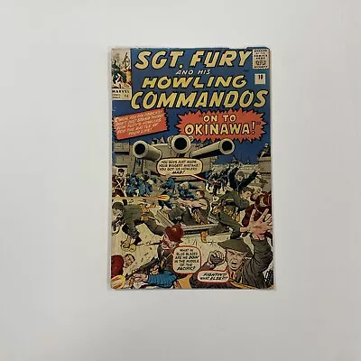 Buy Sgt Fury And His Howling Commandos #10 1964 GD 1st Capt Savage • 18£