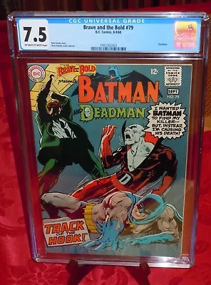 Buy Brave And The Bold #79 CGC 7.5 DC Comics 1968 Batman & Deadman💎💀 • 181.59£