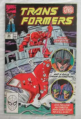 Buy Transformers #64 Marvel Comics 1990 Matrix Quest Part 3 • 14.20£