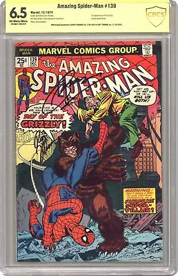 Buy Amazing Spider-Man #139 CBCS 6.5 SS Gerry/Thomas 1974 23-0AE1106-010 • 147.91£