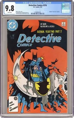 Buy Detective Comics 576 CGC 9.8 Todd McFarlane Cover And Art 1987 DC Comics Batman • 163.06£