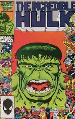 Buy Incredible Hulk, The #325 VG; Marvel | Low Grade - Marvel 25th Anniversary Frame • 7£