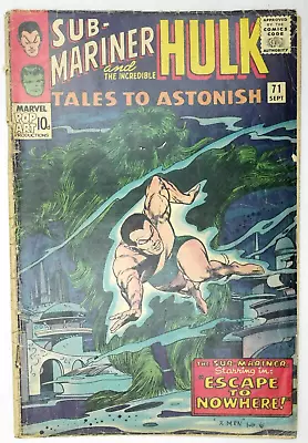 Buy Tales To Astonish #71 Submariner Marvel Comics (1966) • 12.99£