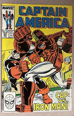 Buy Captain America #341 1st Lemar Hoskins As Battlestar! Marvel 1988 • 8.70£