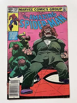 Buy The Amazing Spider-Man #232 1982 Bronze Age Newsstand, John Romita Jr. FN+ • 2.53£