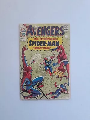 Buy Avengers 11 Marvel Comics Spider-man, Kang 1964 • 94.37£