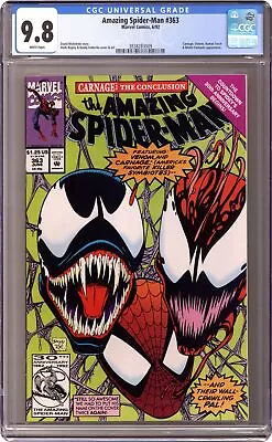 Buy Amazing Spider-Man #363 CGC 9.8 1992 3838283009 • 66.45£