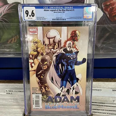 Buy Adam Legend Of The Blue Marvel #1 2009 1st Appearance Of The Blue Marvel CGC 9.6 • 473.01£