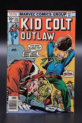 Buy Kid Colt Outlaw (1948) #218 1st Print Gil Kane Cover Reprints #123 Keller VF- • 4£