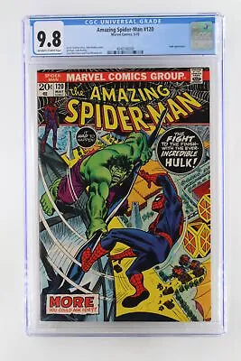 Buy Amazing Spider-Man #120 - Marvel 1973 CGC 9.8 Hulk Appearance. • 2,611.52£