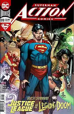 Buy Action Comics #1018 VF/NM; DC | Superman Justice League Bendis - We Combine Ship • 3£