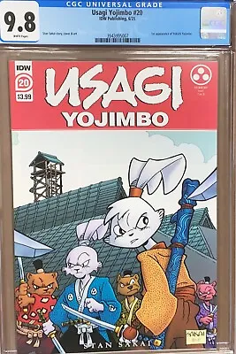 Buy Usagi Yojimbo #20 CGC 9.8 1st Print Yukichi Yamamoto IDW 2021 • 56.97£